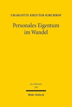 Personales Eigentum im Wandel - Kreuter-Kirchhof, Charlotte