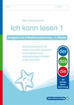 Ich kann lesen 1 - Ausgabe mit Artikelkennzeichnung - 1. Klasse - sternchenverlag GmbH;Langhans, Katrin