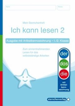 Ich kann lesen 2 Ausgabe mit Artikelkennzeichnung 1. und 2. Klasse - sternchenverlag GmbH;Langhans, Katrin