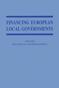 Financing European Local Government - Batley, Richard / Gibson, John (eds.)