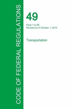 Code of Federal Regulations Title 49, Volume 1, October 1, 2015