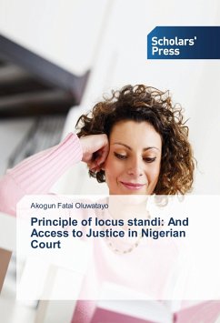 Cover Principle of locus standi: And Access to Justice in Nigerian Court
