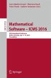 Mathematical Software - ICMS 2016 - Bild 1