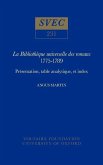La Bibliothéque Universelle Des Romans 1775-1789