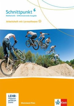 Schnittpunkt Mathematik. 6. Schuljahr. Arbeitsheft mit Lösungsheft und Lernsoftware. Differenzierende Ausgabe. Rheinland-Pfalz