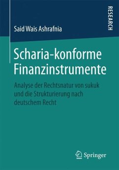Scharia-konforme Finanzinstrumente - Ashrafnia, Said Wais