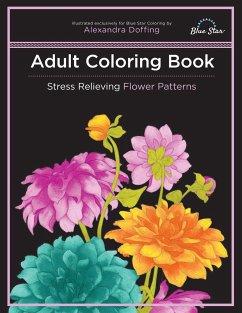 Adult Coloring Book - Blue Star Coloring