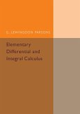 Elementary Differential and Integral Calculus