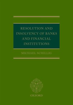 Cover Resolution and Insolvency of Banks and Financial Institutions (eBook, ePUB)