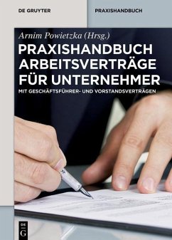 Cover Praxishandbuch Arbeitsverträge für Unternehmer (eBook, ePUB)