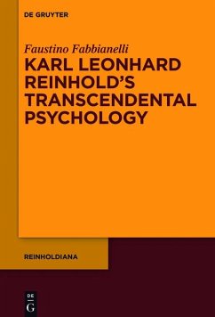 Karl Leonhard Reinhold's Transcendental Psychology (eBook, ePUB) - Fabbianelli, Faustino