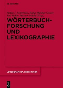 Cover Wörterbuchforschung und Lexikographie (eBook, PDF)