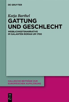 Gattung und Geschlecht (eBook, ePUB) - Barthel, Katja