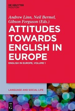 Attitudes towards English in Europe (eBook, ePUB)