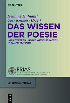 Cover Das Wissen der Poesie (eBook, ePUB)