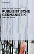 Publizistische Germanistik (eBook, ePUB) - Bild 1