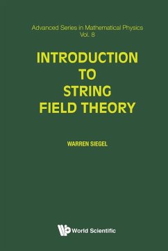 INTRODUCTION TO STRING FIELD THEORY (V8) - W Siegel