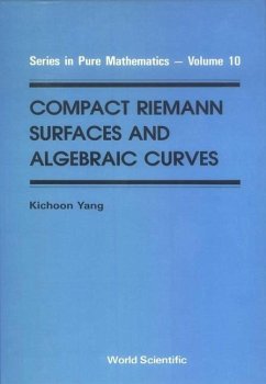 Compact Riemann Surfaces and Algebraic Curves - Yang, Kichoon