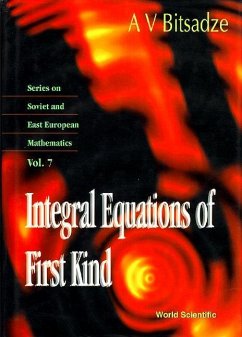 Integral Equations of First Kind - Bitsadze, A V