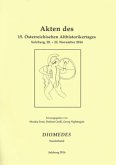 Akten des 15. Österreichischen Althistorikertages Salzburg, 20. - 22. November 2014