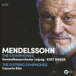 Sämtliche Sinfonien 1-5 (Ga)/Streichersinfonien - Masur,Kurt/Gol/Concerto Köln