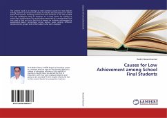 Causes for Low Achievement among School Final Students