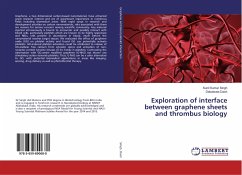 Exploration of interface between graphene sheets and thrombus biology