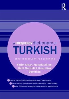 A Frequency Dictionary of Turkish - Aksan, Yesim;Aksan, Mustafa;Mersinli, Ümit