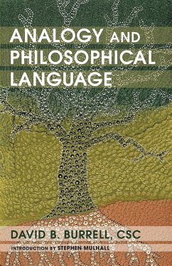 Analogy and Philosophical Language - Burrell, David B.