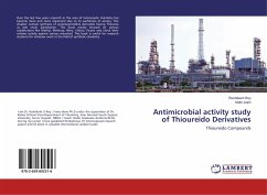 Antimicrobial activity study of Thioureido Derivatives