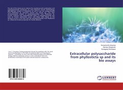Extracellular polysaccharide from phyllosticta sp and its bio assays