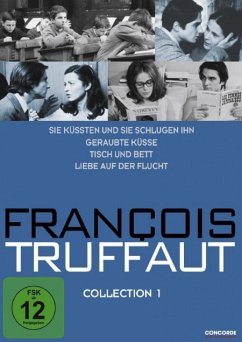 Sie küssten und sie schlugen ihn, Liebe mit zwanzig, Geraubte Küsse, Tisch und Bett, Liebe auf der Flucht (Francois Truffaut - Collection 1) DVD-Box - Francois Truffaut Coll.1/4dvd