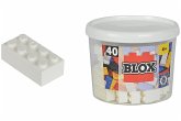 Simba 104118890 - Blox Steine in Dose, Konstruktionsspielzeug, 40, weiß Simba 104118890 - Blox Steine in Dose, Konstruktionsspielzeug, 40, weiß