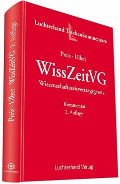 Wissenschaftszeitvertragsgesetz - Preis, Ulrich;Ulber, Daniel