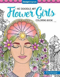 Kc Doodle Art Flower Girls Coloring Book - Bousquet, Krisa