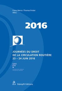 Journées du droit de la circulation routière 2016