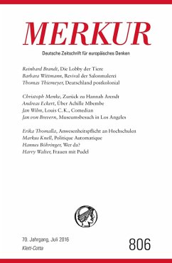 MERKUR Deutsche Zeitschrift für europäisches Denken - 2016-07 (eBook, ePUB)