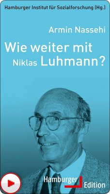 Wie weiter mit Niklas Luhmann? (eBook, PDF) - Nassehi, Armin