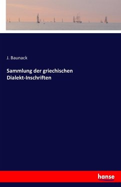 Sammlung der griechischen Dialekt-Inschriften