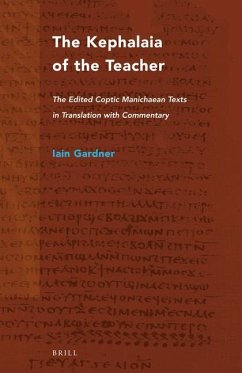 The Kephalaia of the Teacher - Gardner, Iain