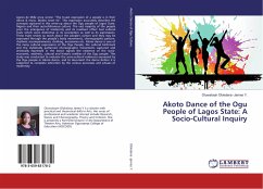 Akoto Dance of the Ogu People of Lagos State: A Socio-Cultural Inquiry