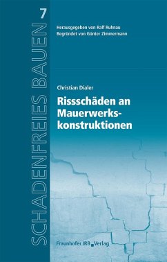 Rissschäden an Mauerwerkskonstruktionen. (eBook, PDF) - Dialer, Christian