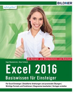 Excel 2016 - Basiswissen (eBook, PDF) - Baumeister, Inge; Schmid, Anja