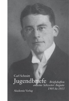 Cover Carl Schmitt - Jugendbriefe (eBook, PDF)