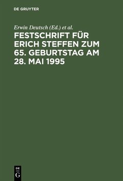Festschrift für Erich Steffen zum 65. Geburtstag am 28. Mai 1995 (eBook, PDF)