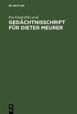 Gedächtnisschrift für Dieter Meurer (eBook, PDF)