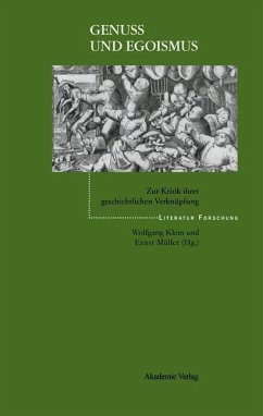 Genuß und Egoismus (eBook, PDF) Cover Genuß und Egoismus (eBook, PDF)
