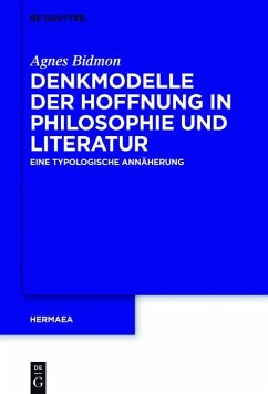Cover Denkmodelle der Hoffnung in Philosophie und Literatur (eBook, ePUB)