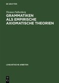 Grammatiken als empirische axiomatische Theorien (eBook, PDF)