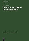 Deutsch-lettische Lexikographie (eBook, PDF)
